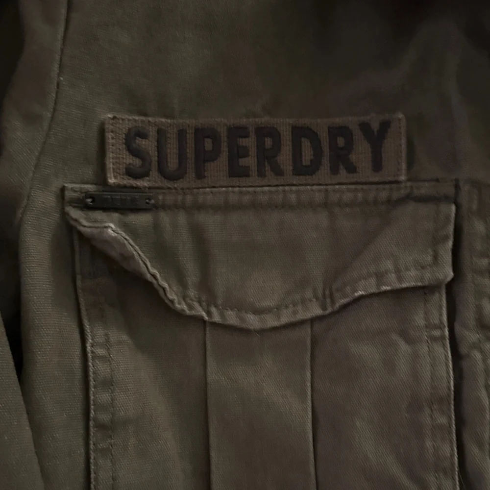 Superdry Olive Green Utility Jacket - Picture 3 of 4